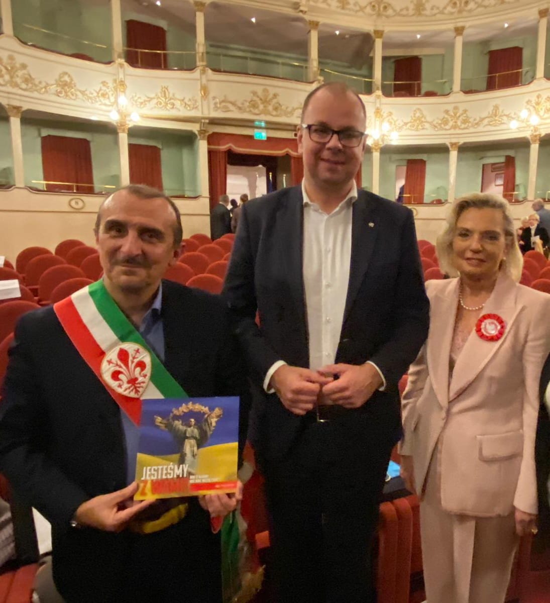 Milani al concerto per l'Indipendenza polacca (Fonte foto Comune di Firenze)