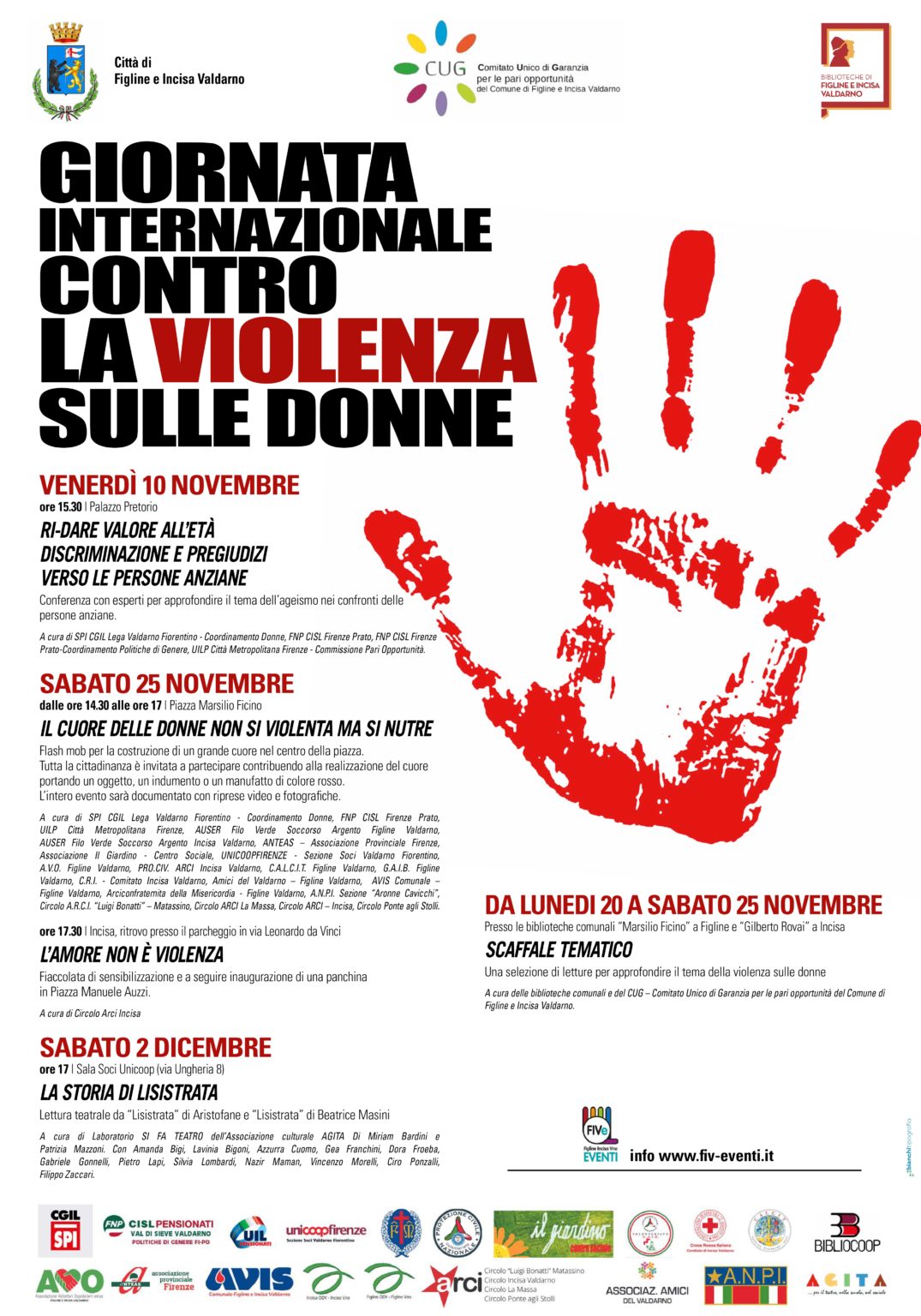 Il programma degli eventi