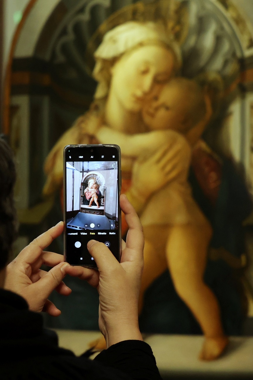 Madonna con bambino di Filippo Lippi al Palazzo Medici (foto Antonello Serino - Met ufficio Stampa)