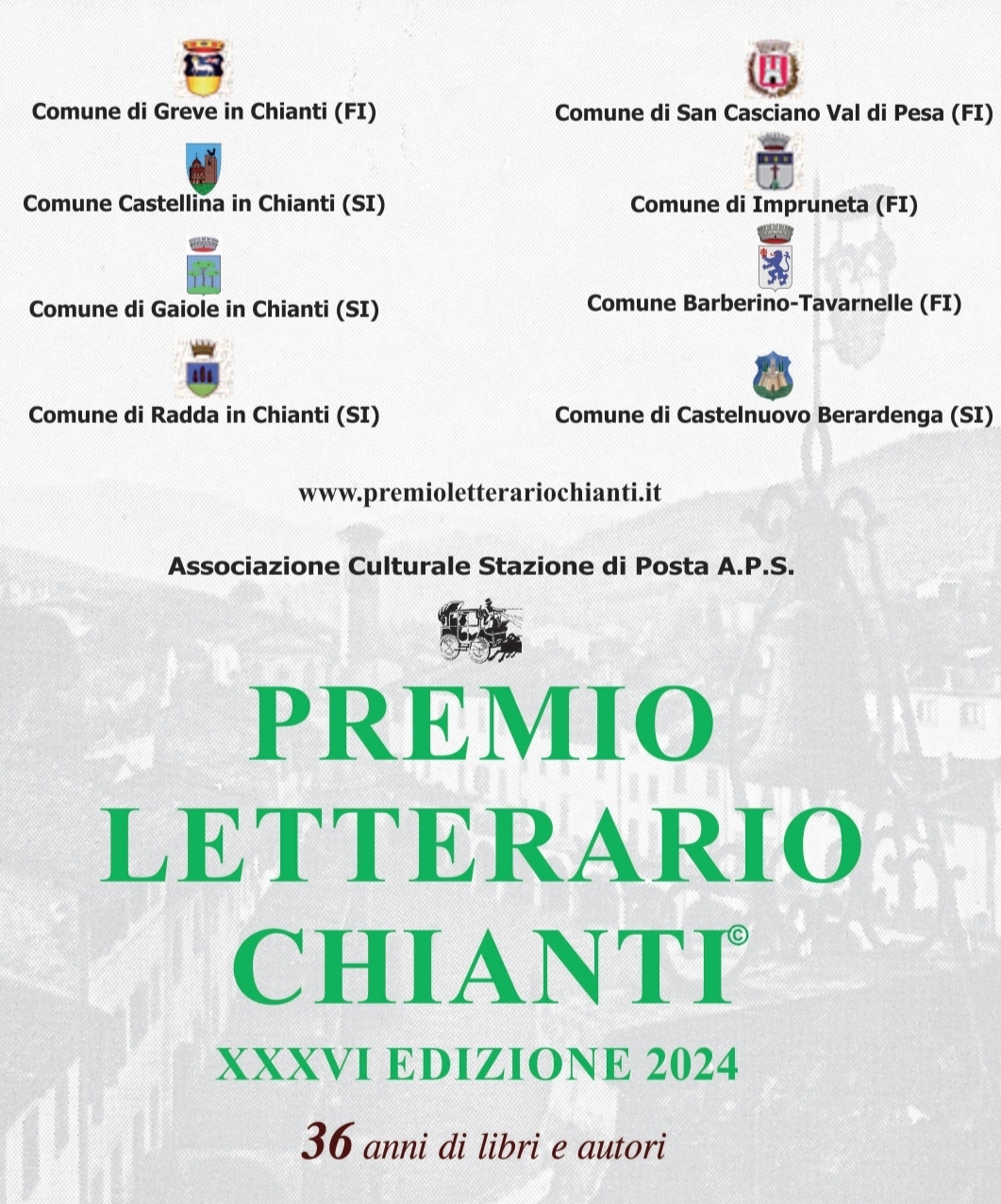 Premio letterario Chianti, 36 esima edizione nel 2024