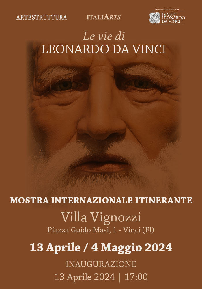 Vinci. “Route of Leonardo da Vinci”, la mostra itinerante che vede il Genio in chiave contemporanea