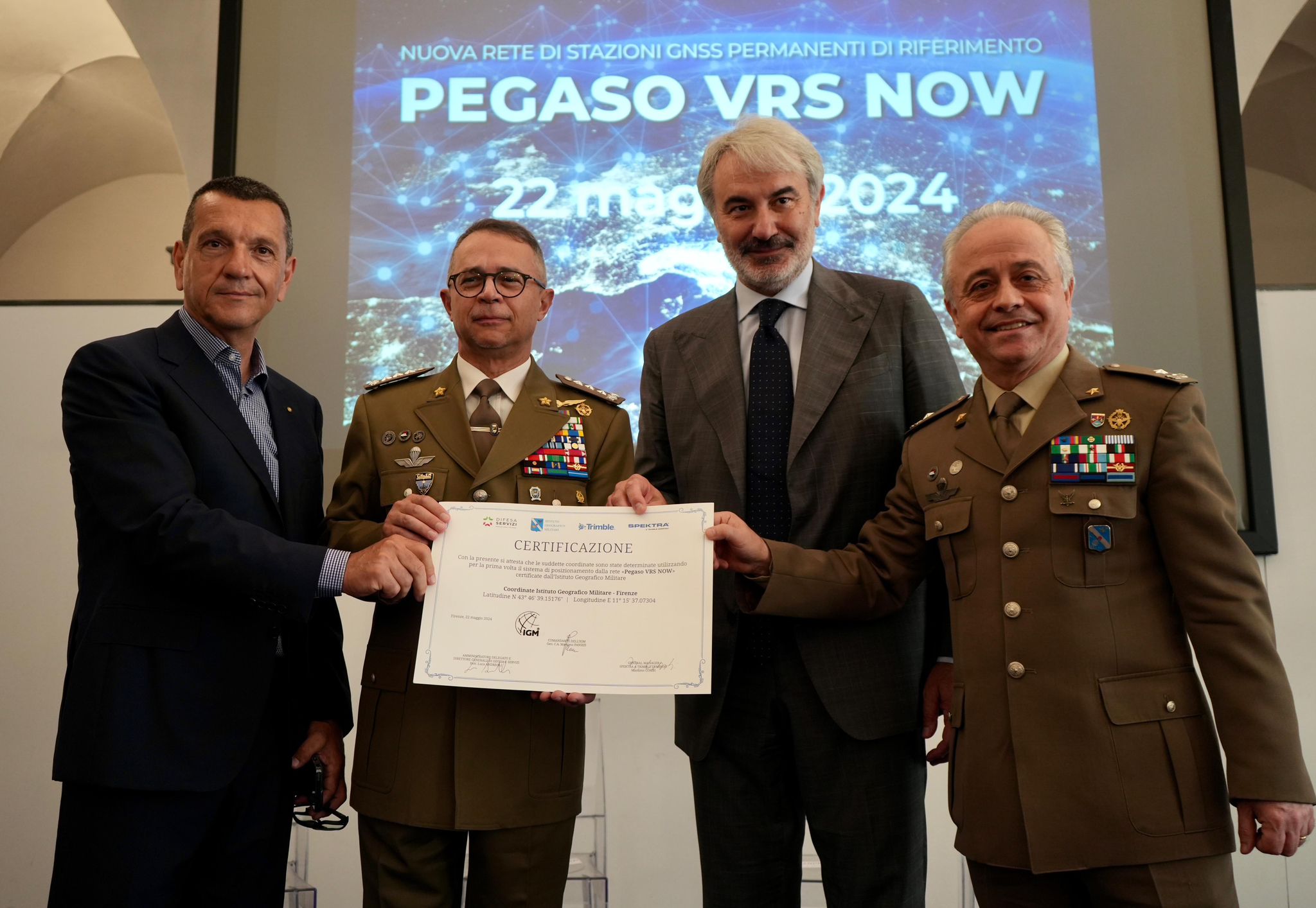 Presentato progetto Pegaso presso Istituto Geografico Militare dell’Esercito Italiano