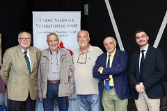da sx Paolo Allegretti, Antonio Mannori, Ugo Ercoli, Tiziano Lanzini e Lorenzo Tombelli (foto Antonello Serino - Met Ufficio Stampa)