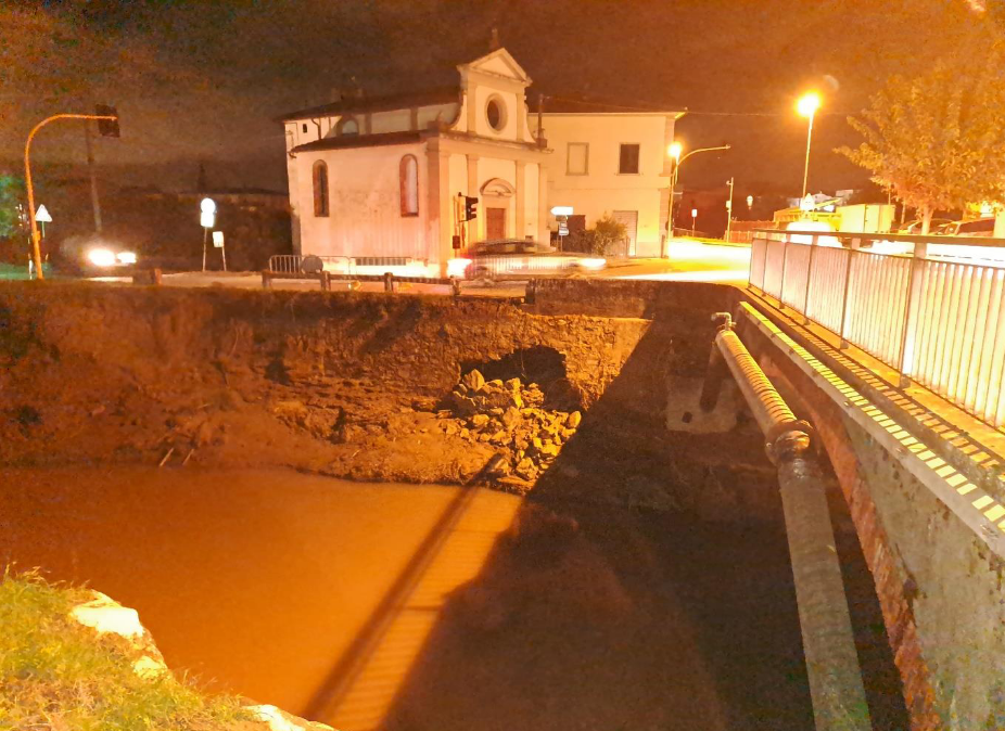 Lavori di consolidamento Ponte di Lazzeretto Sp 31 - Fonte foto Città Metropolitana di Firenze