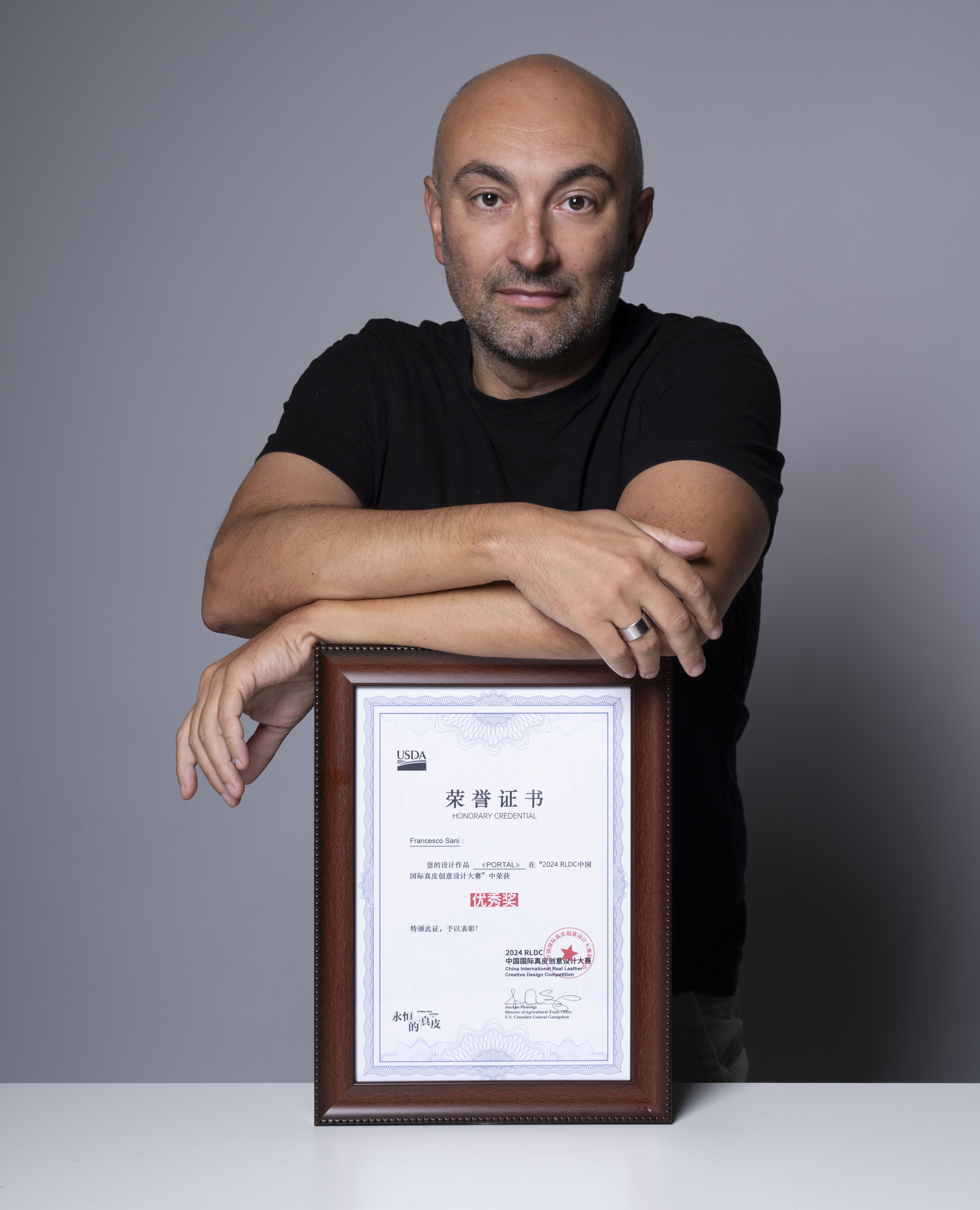 Francesco Sani premiato a Shenzhen