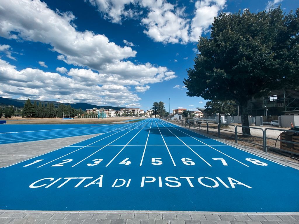 La pista di atletica (Fonte foto Comune di Pistoia)