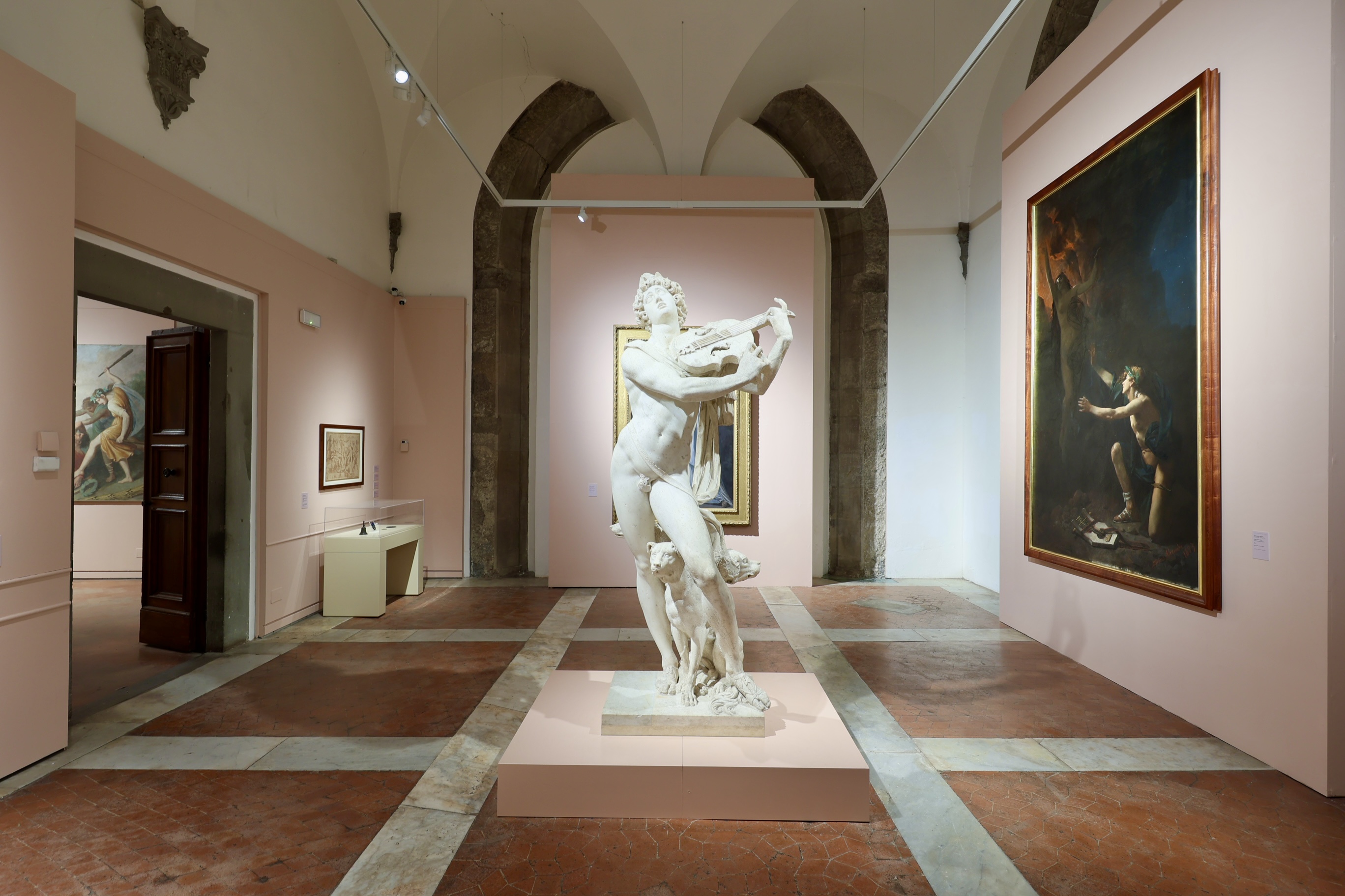 L'incanto di Orfeo, Palazzo Medici Riccardi. Un'immagine dell'allestimento (Foto Nicola Neri - fonte Ufficio Stampa Mus.E)