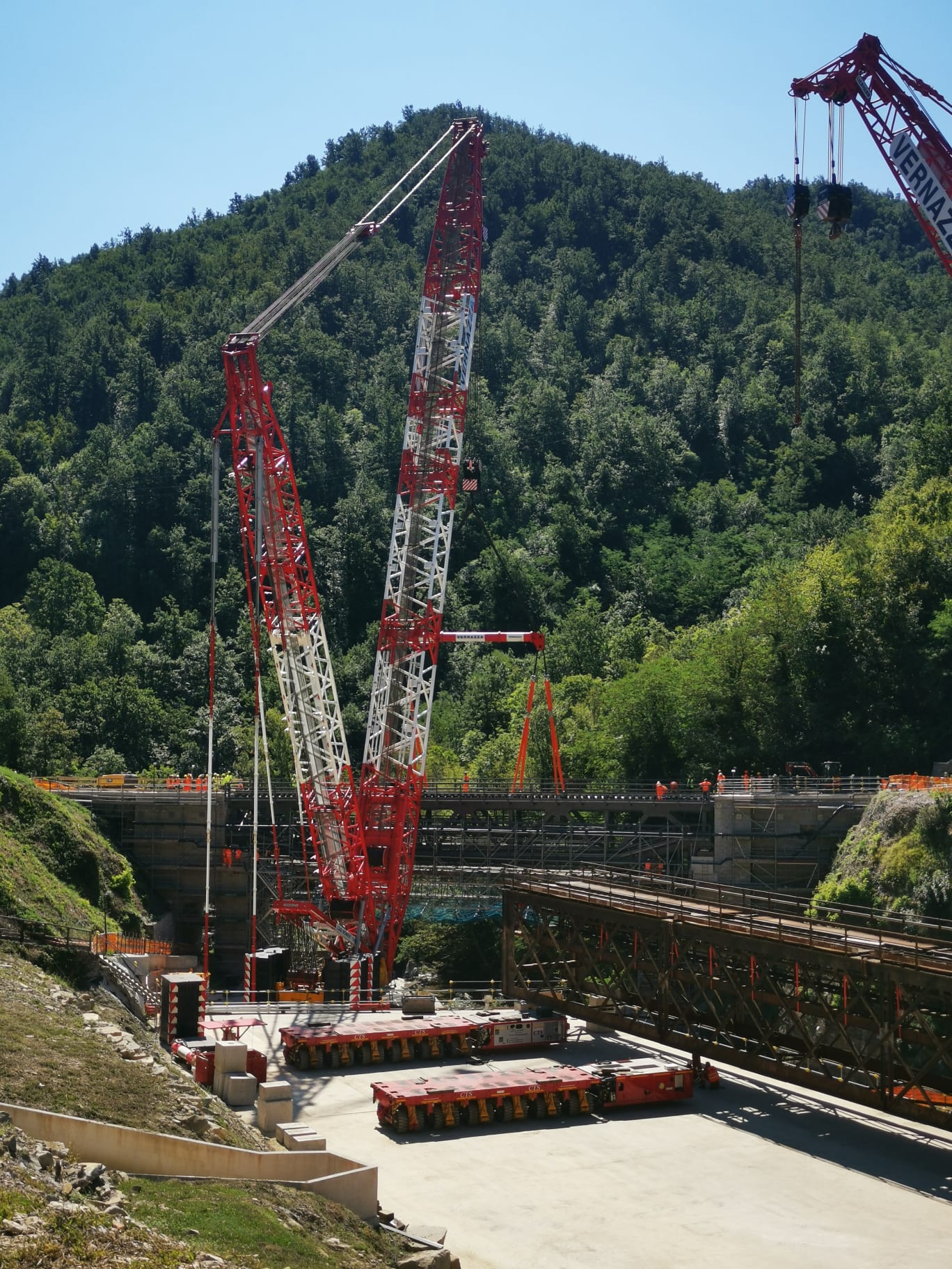 Varo ponte sul Lamone (Fonte foto Ferrovie dello Stato)