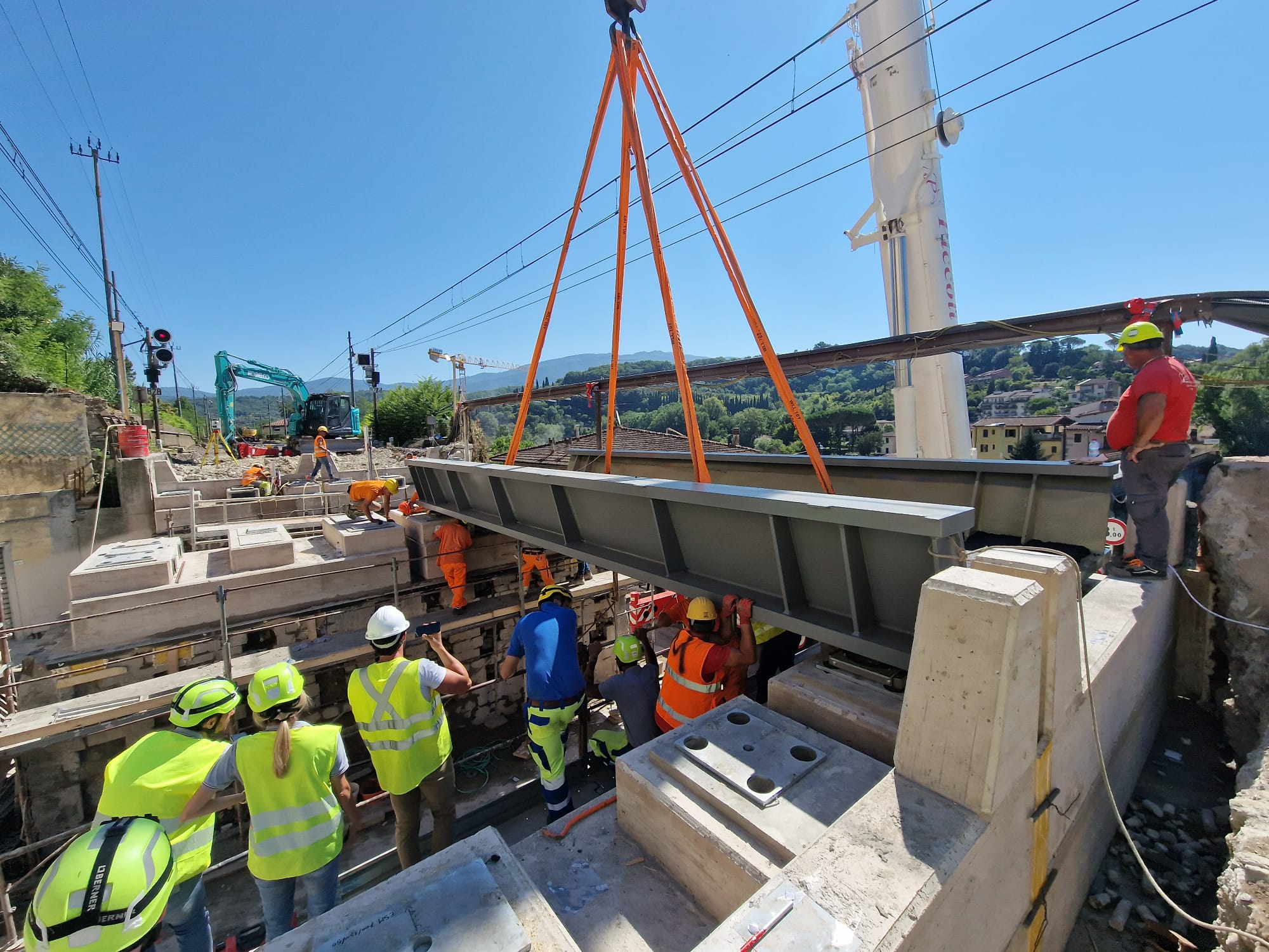 Manutenzione Ponte Rignano (fonte foto comunicato stampa)