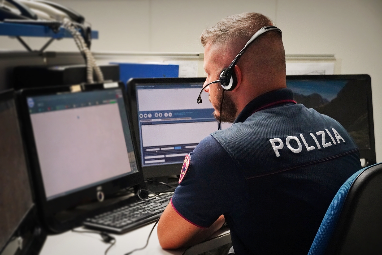 Sala Operativa (Foto repertorio Polizia di Stato)