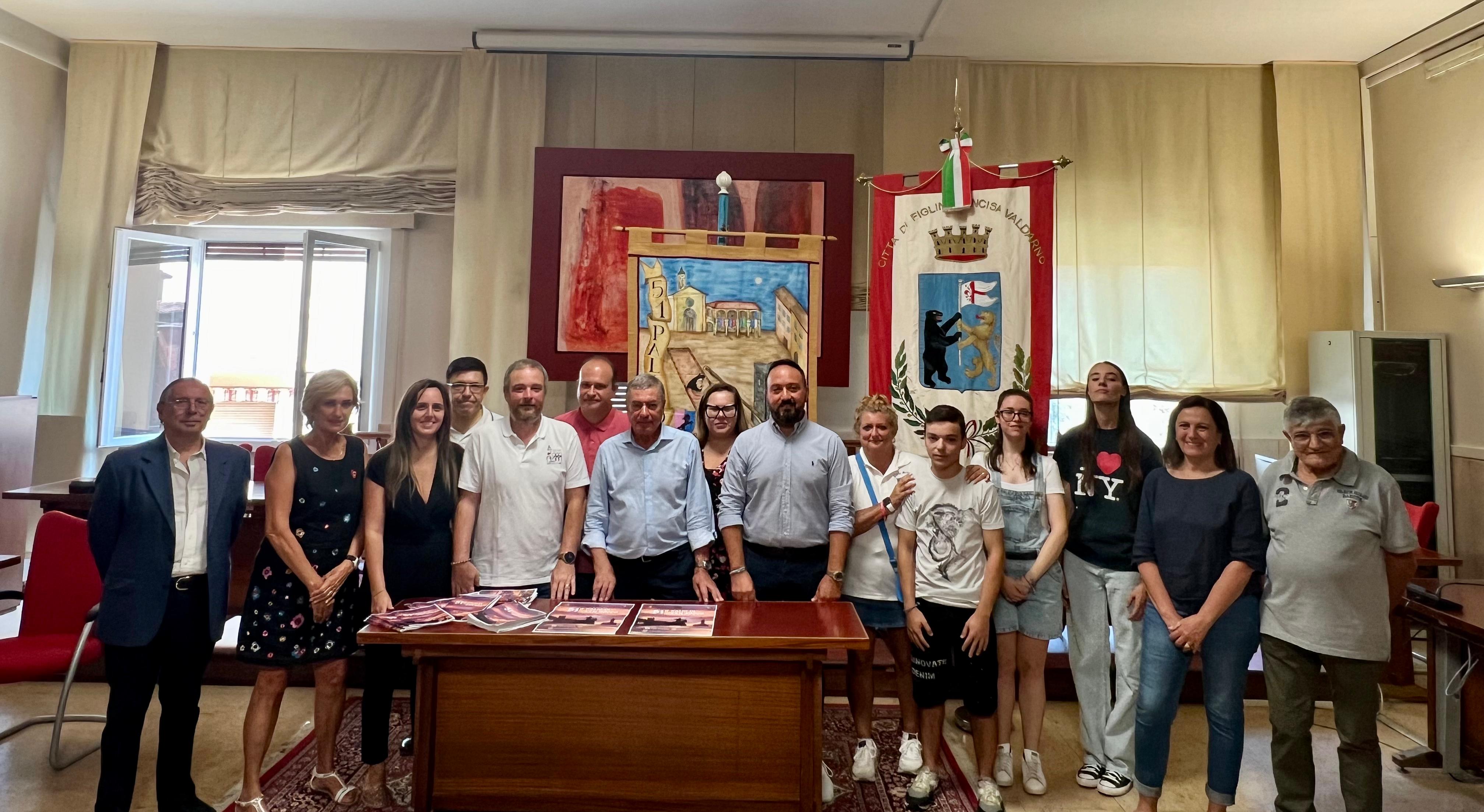 La conferenza stampa (Fonte foto Comune di Figline e Incisa Valdarno)