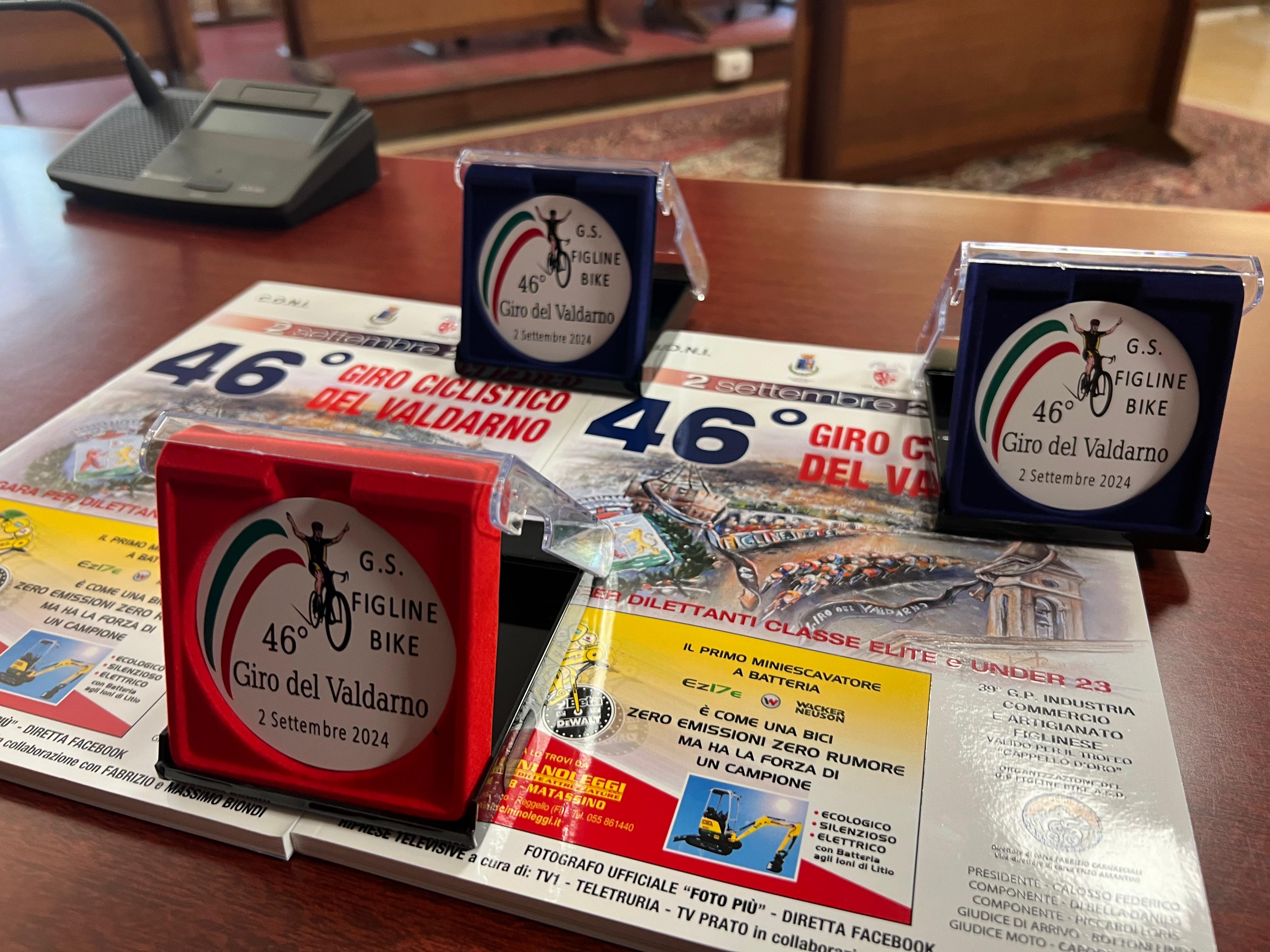 Alla conferenza stampa (Fonte foto Comune di Figline e Incisa Valdarno)