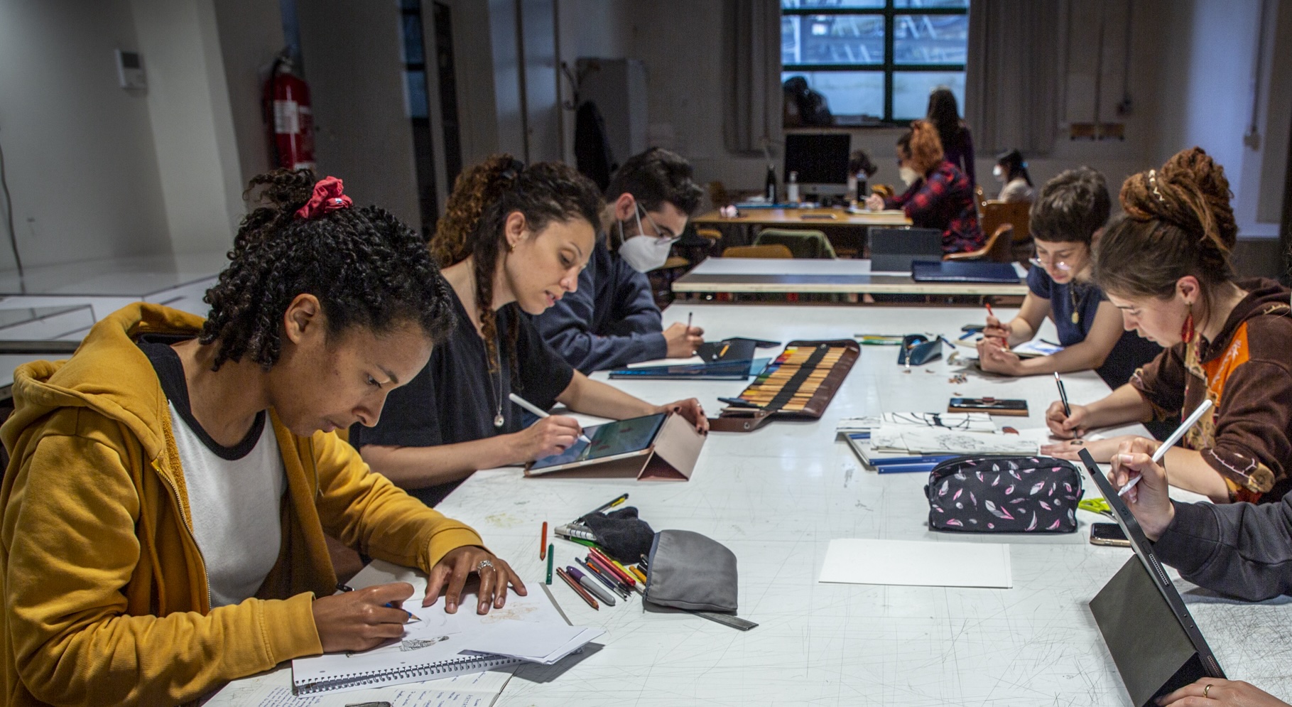 Studentesse e studenti Accademia di Belle Arti_Foto di Cristina Garzone