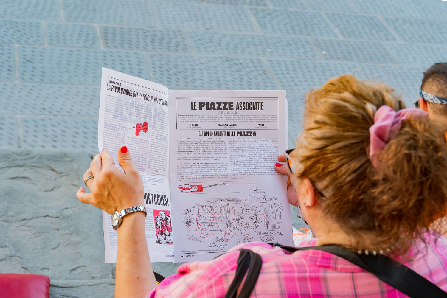 Pergola in Piazza - La Gazzetta della Piazza (ph. Filippo Manzini - Fonte Teatro della Toscana)