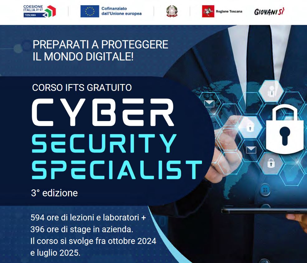 Terza edizione del corso IFTS Cyber Security Specialist