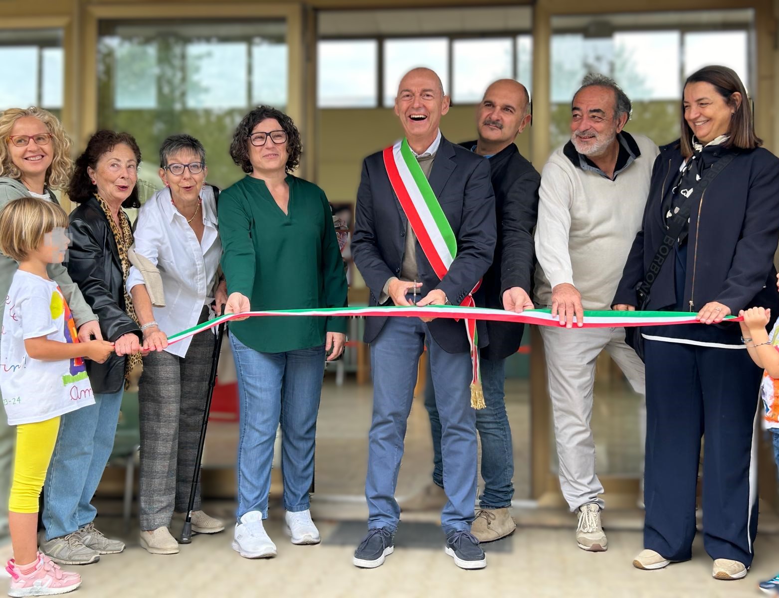 Un momento dell'inagurazione