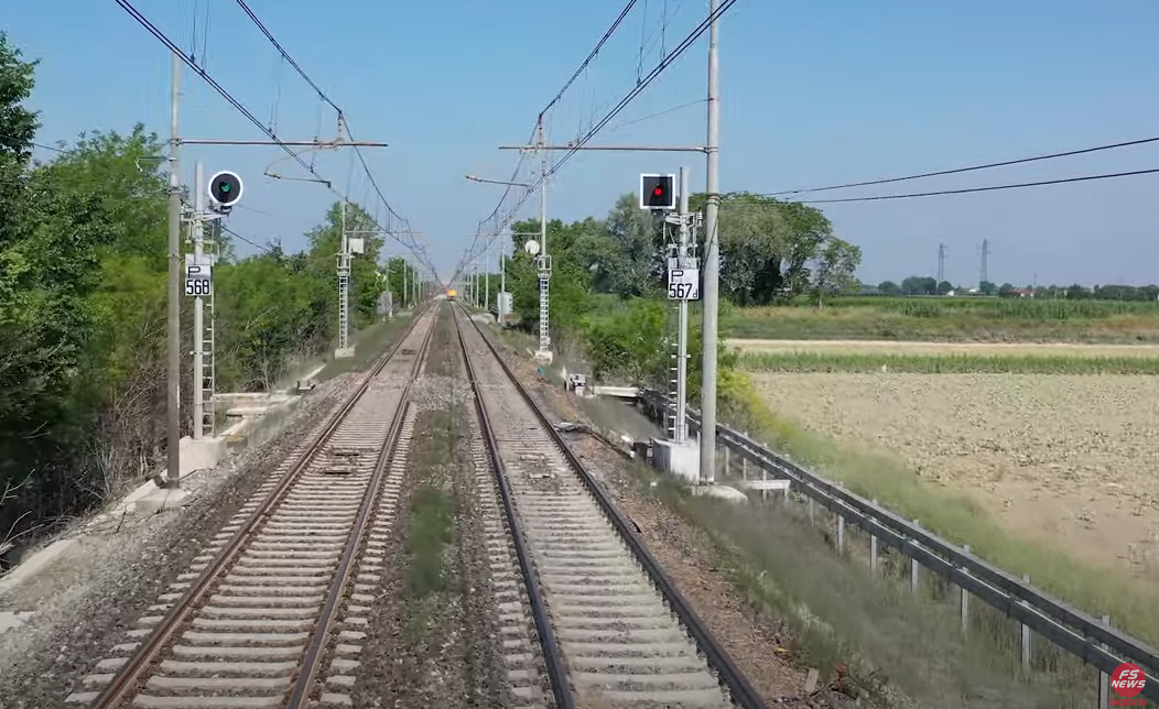 La stazione sulla Faentina di Marradi-Palazzuolo sul Senio (Frame da video Florence TV)