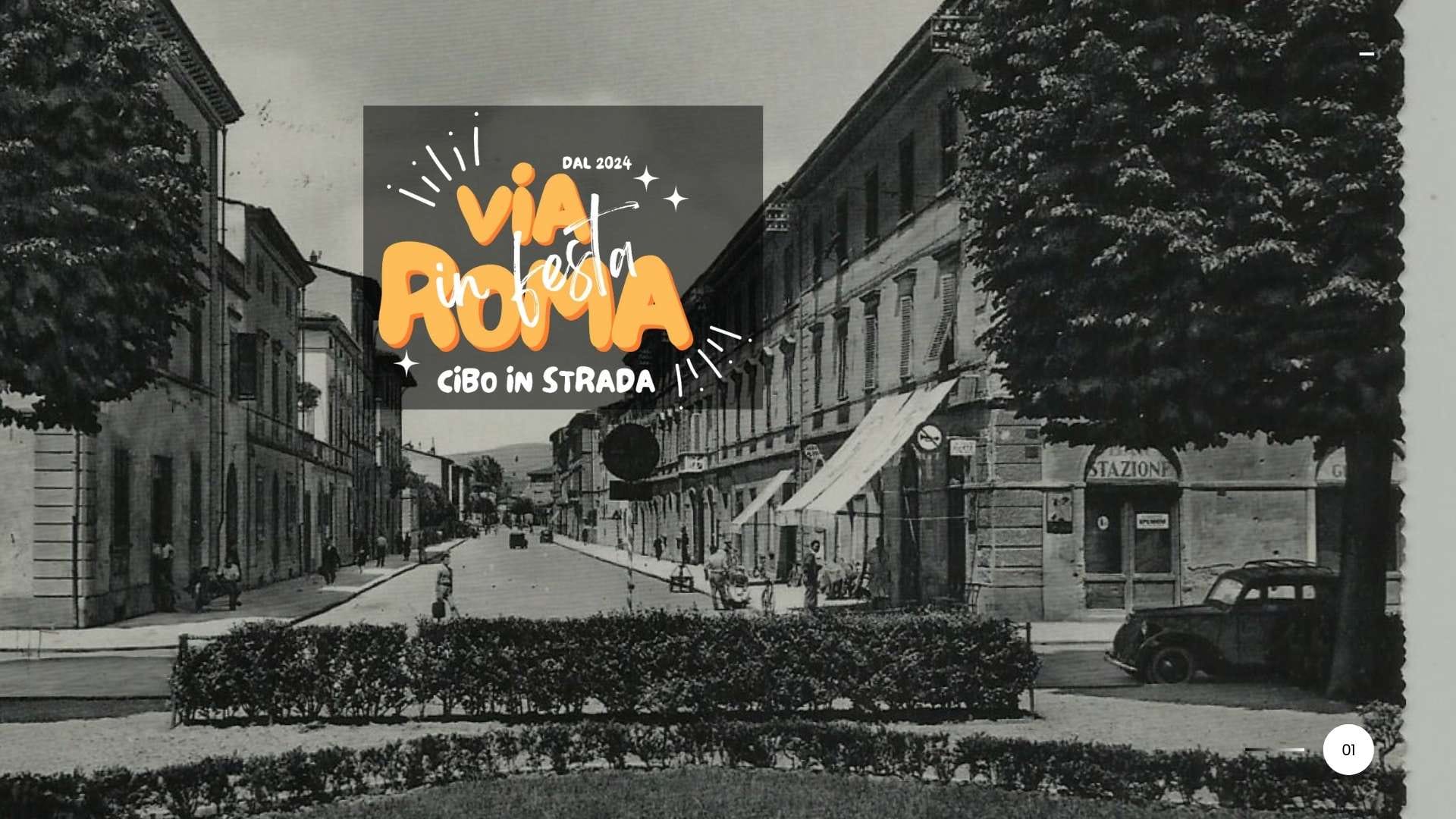 via roma in festa