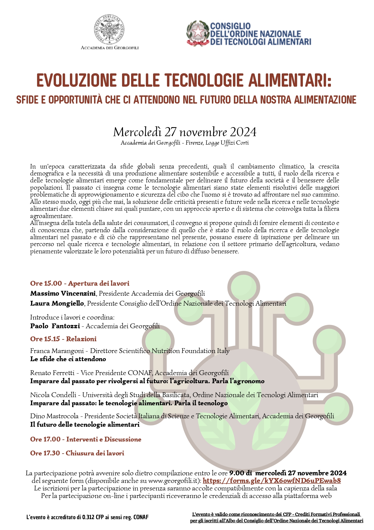 programma dell'evento