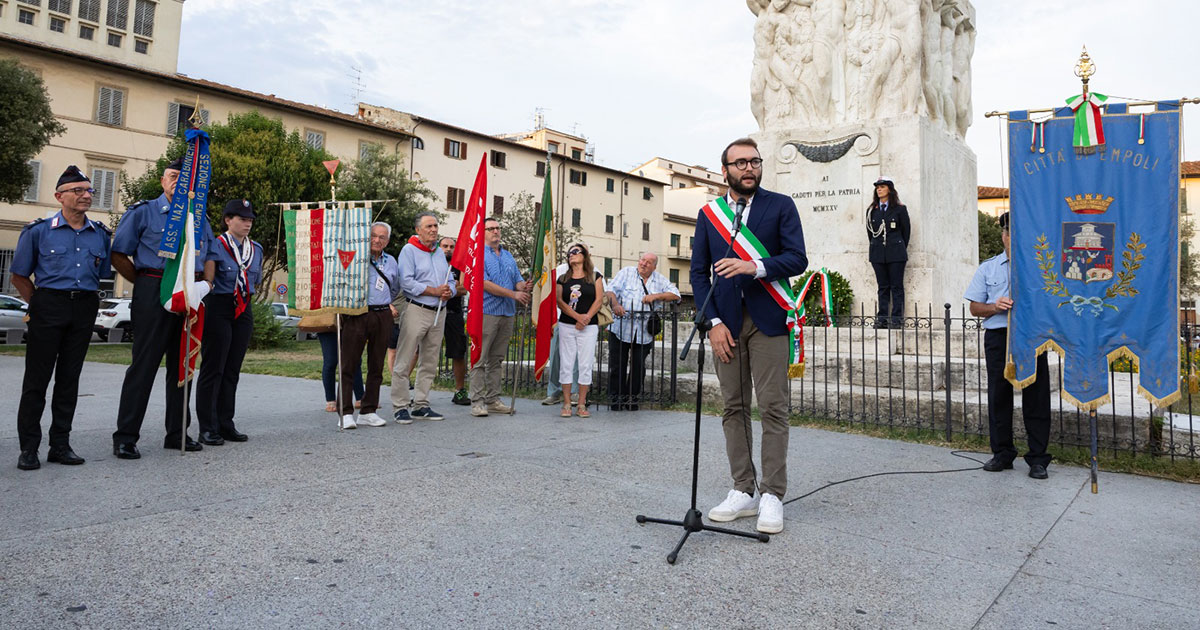 EMPOLI - In merito alla sentenza che ha stabilito il risarcimento alla famiglia di un deportato toscano, mastro vetraio della ex vetreria Taddei, Gaetano Colombo, il sindaco del Comune di Empoli, Alessio Mantellassi e il consigliere comunale con delega al