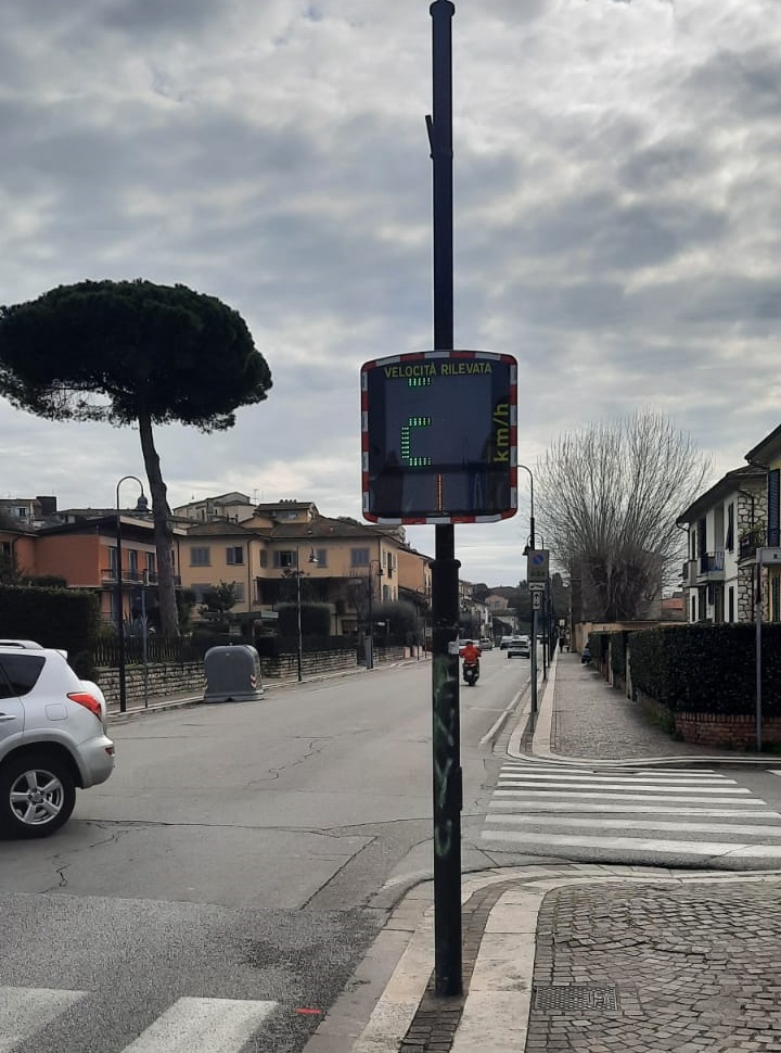 Pannello di rilevazione velocità