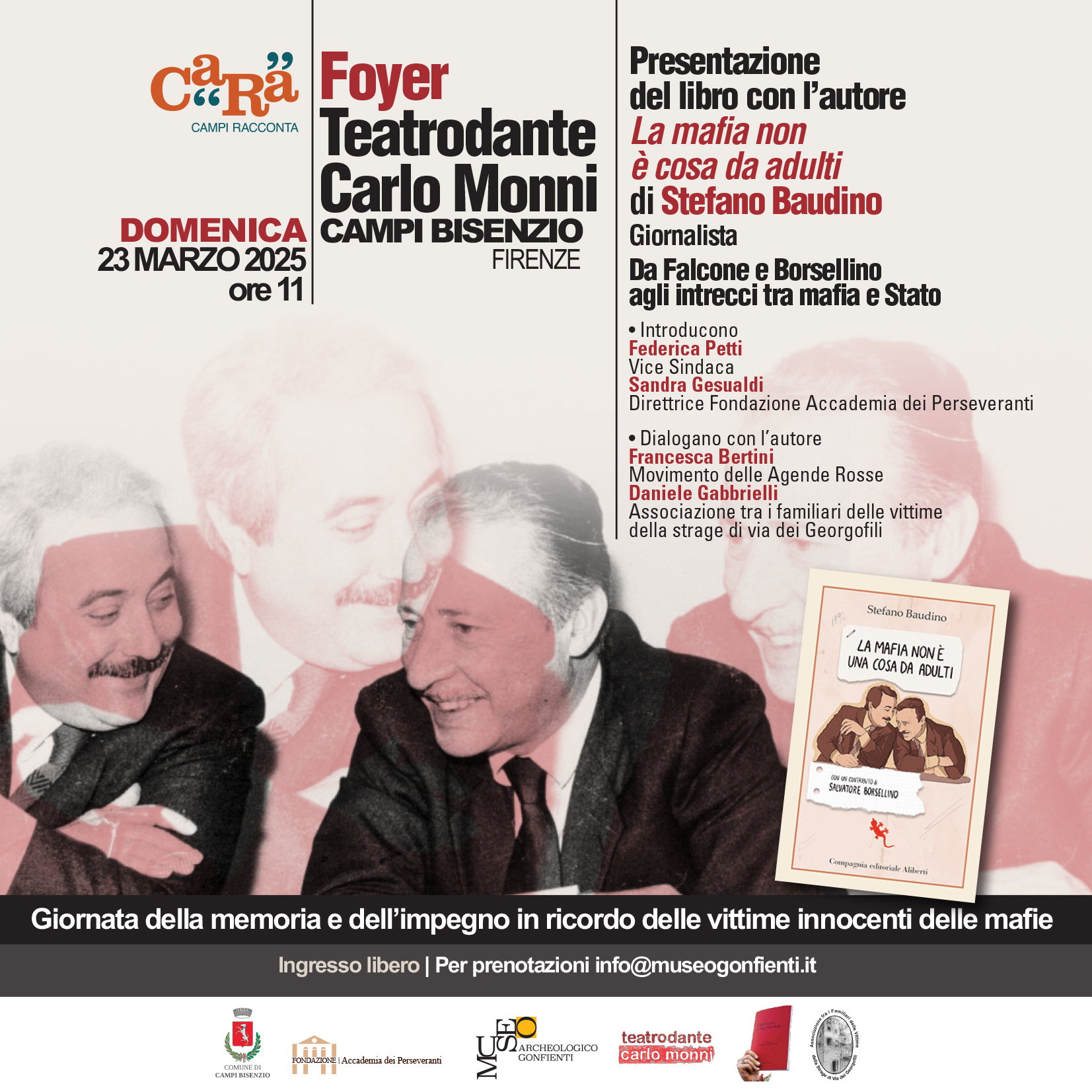 Una delle tante iniziative - locandina