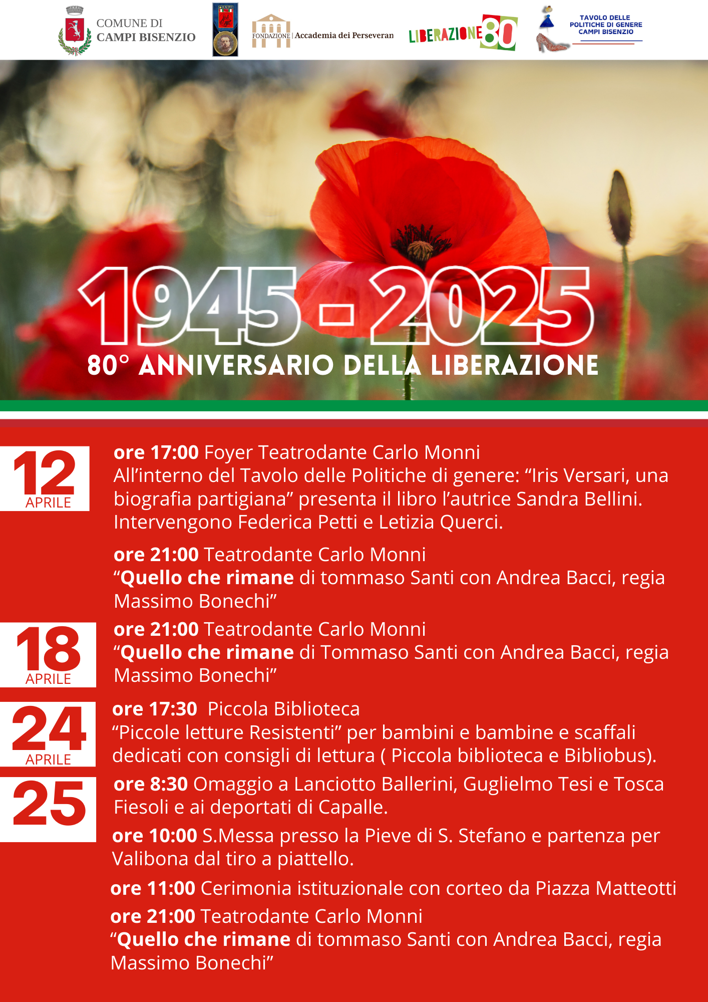 Locandina eventi