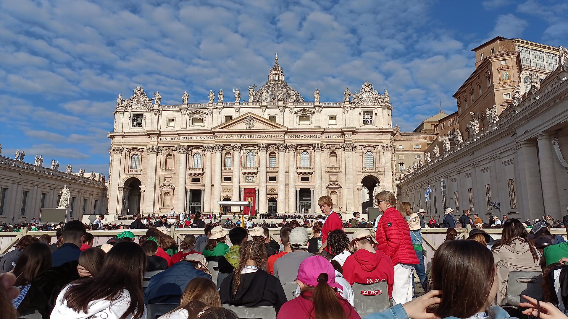 Il Giubileo degli adolescenti in Piazza San Pietro (foto della Diocesi di Fiesole)