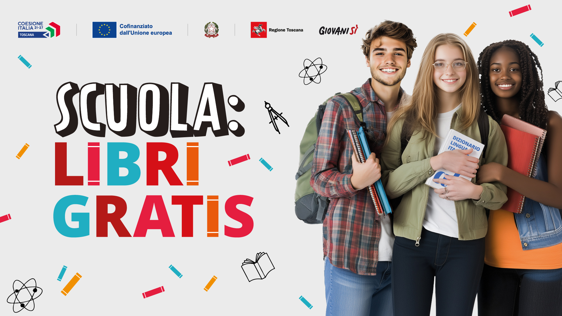 Locandina Libri gratis Regione Toscana