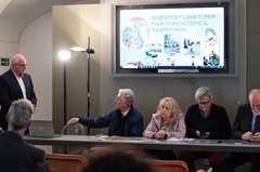 Un momento della conferenza stampa (foto Antonello Serino Met Ufficio Stampa)