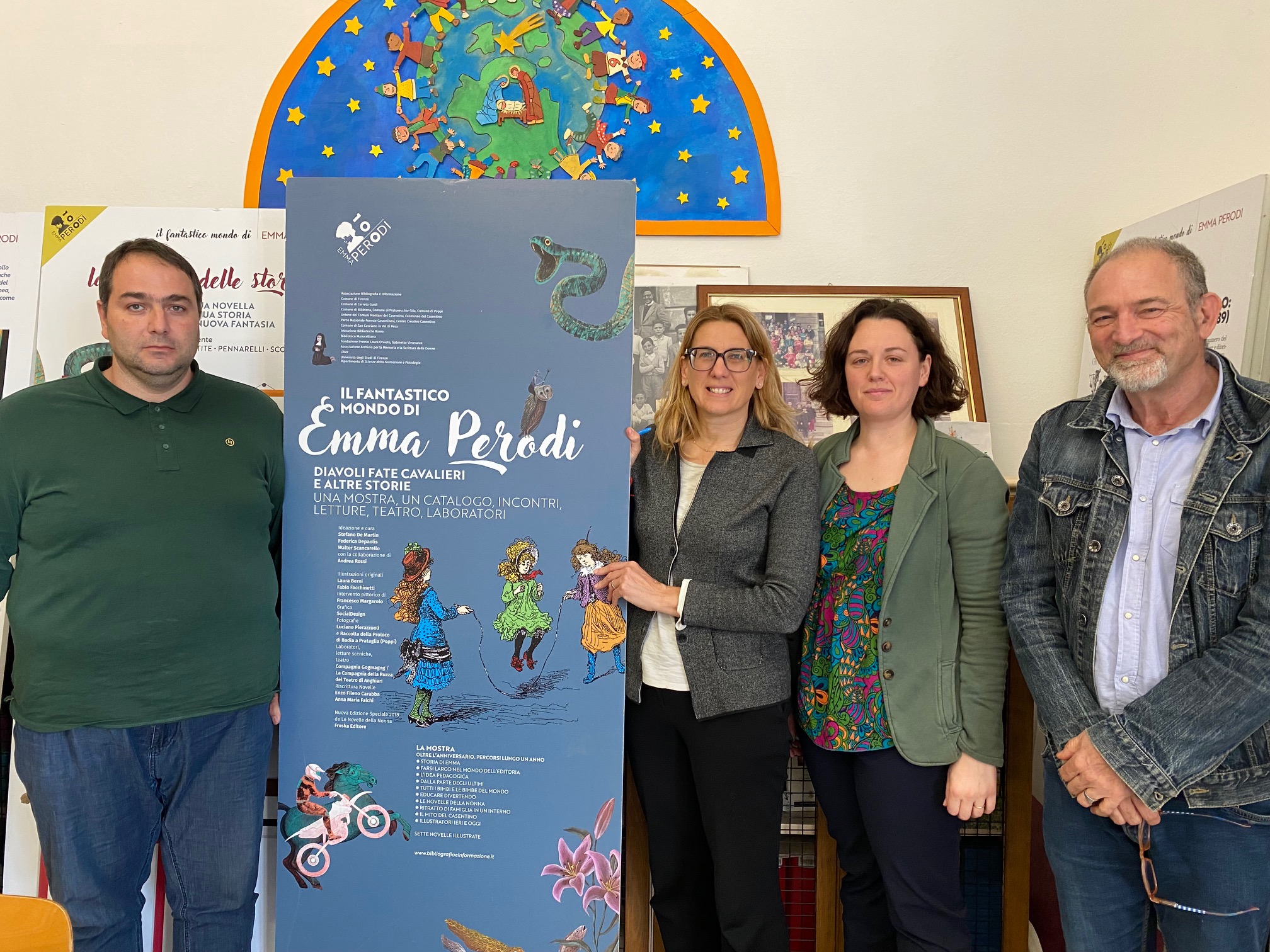 da sinistra Andrea Lavecchia, Simona Rossetti, Giulia D'Agostini e Valerio Bonfanti