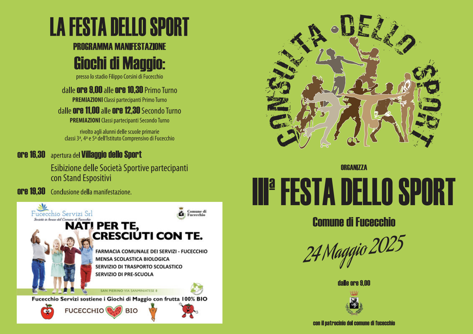 Lo sport protagonista a Fucecchio con i Giochi di maggio e la Festa dello sport