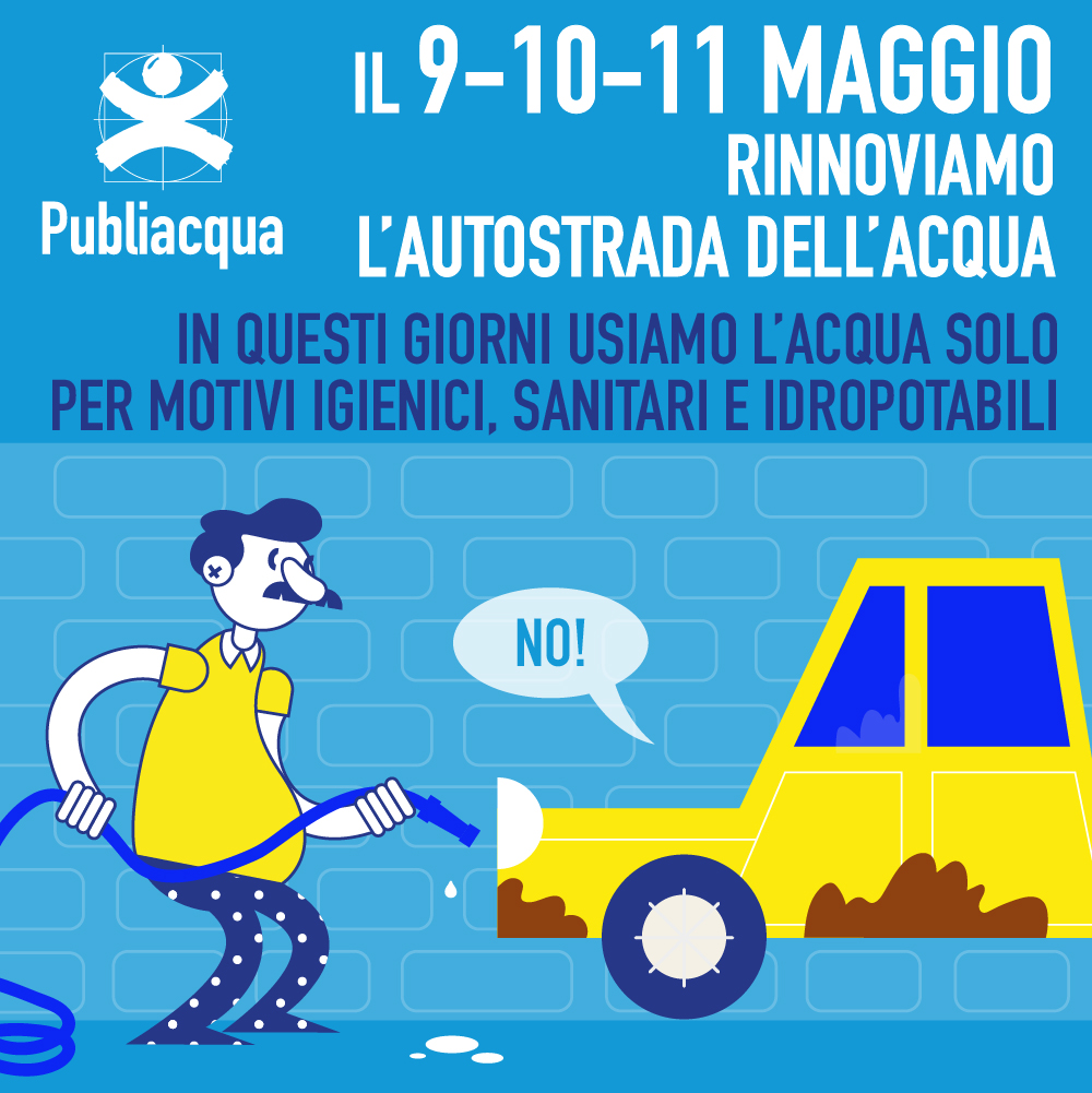 Uso acqua solo per motivi igenico sanitari e idropotabili