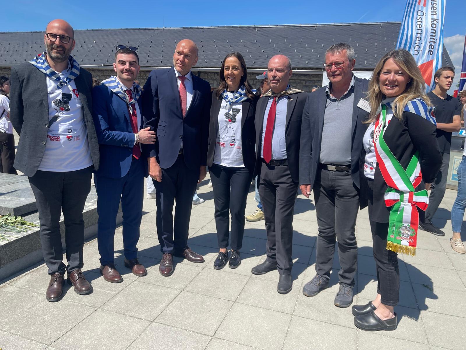 La delegazione a Mauthausen 