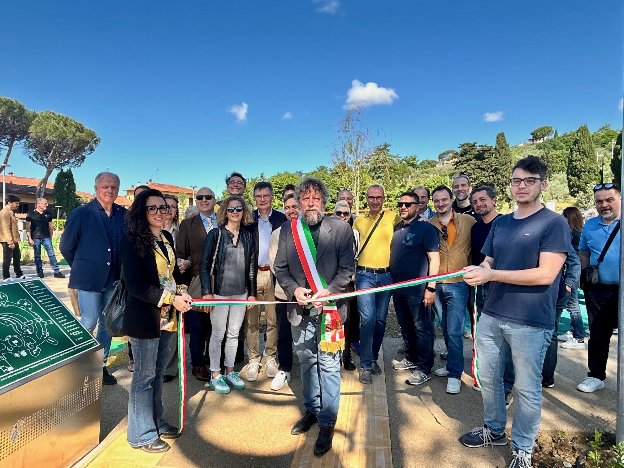 Un momento dell'inagurazione