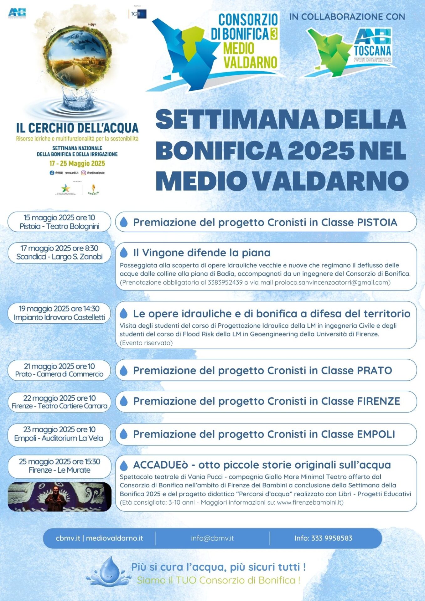 Settimana della Bonifica 2025 nel Medio Valdarno