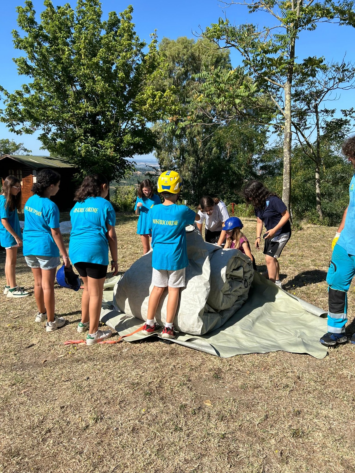 Campo scuola 2024 (Foto da comunicato Misericordia di Empoli)