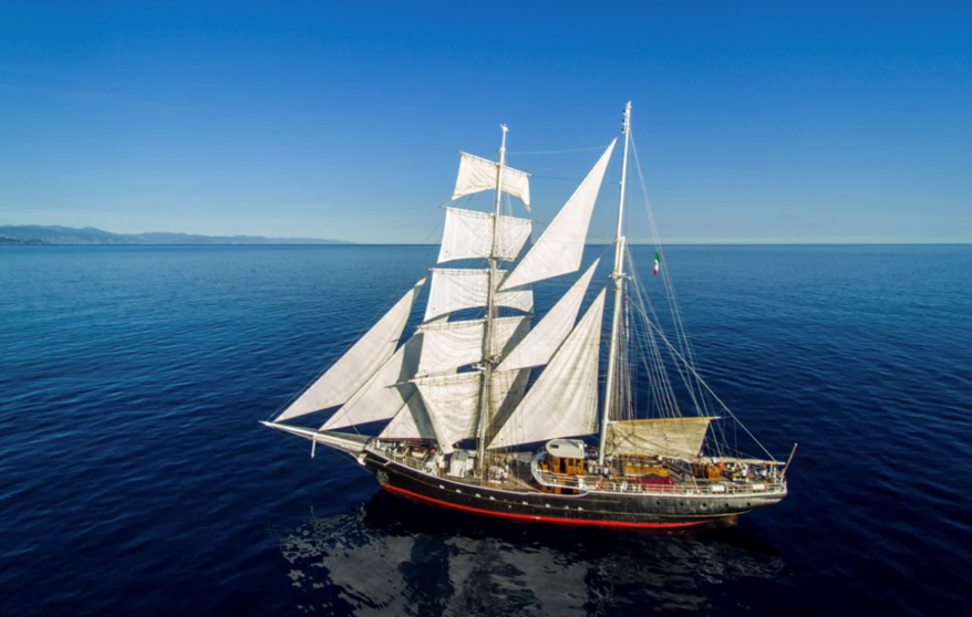 Brigantino nave Italia (Fonte foto Ausl Toscana Centro)