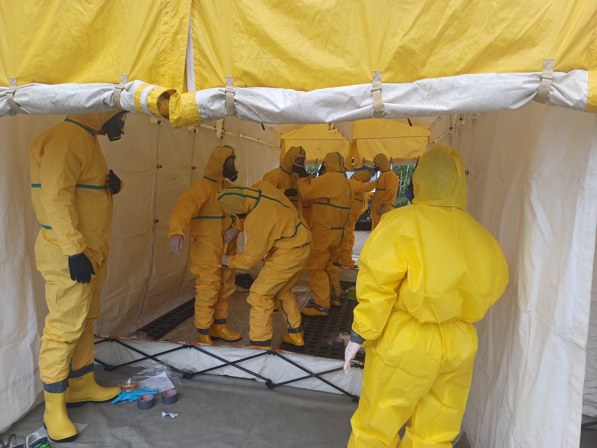 Team decontaminatori