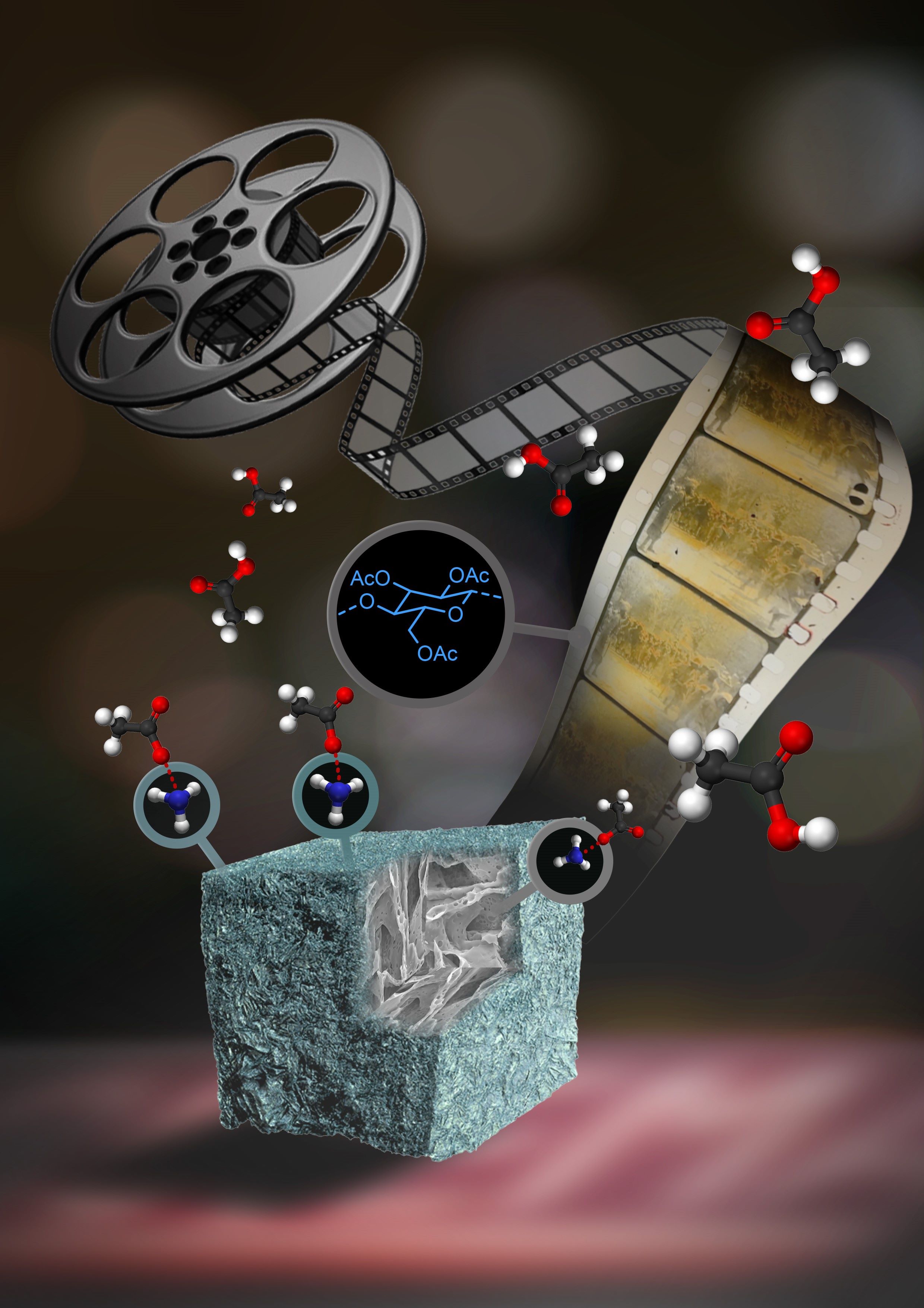 Gel a base di nanomateriali per la conservazione delle pellicole in acetato di cellulosa (Foto da Comunicato Università degli Studi di Firenze)