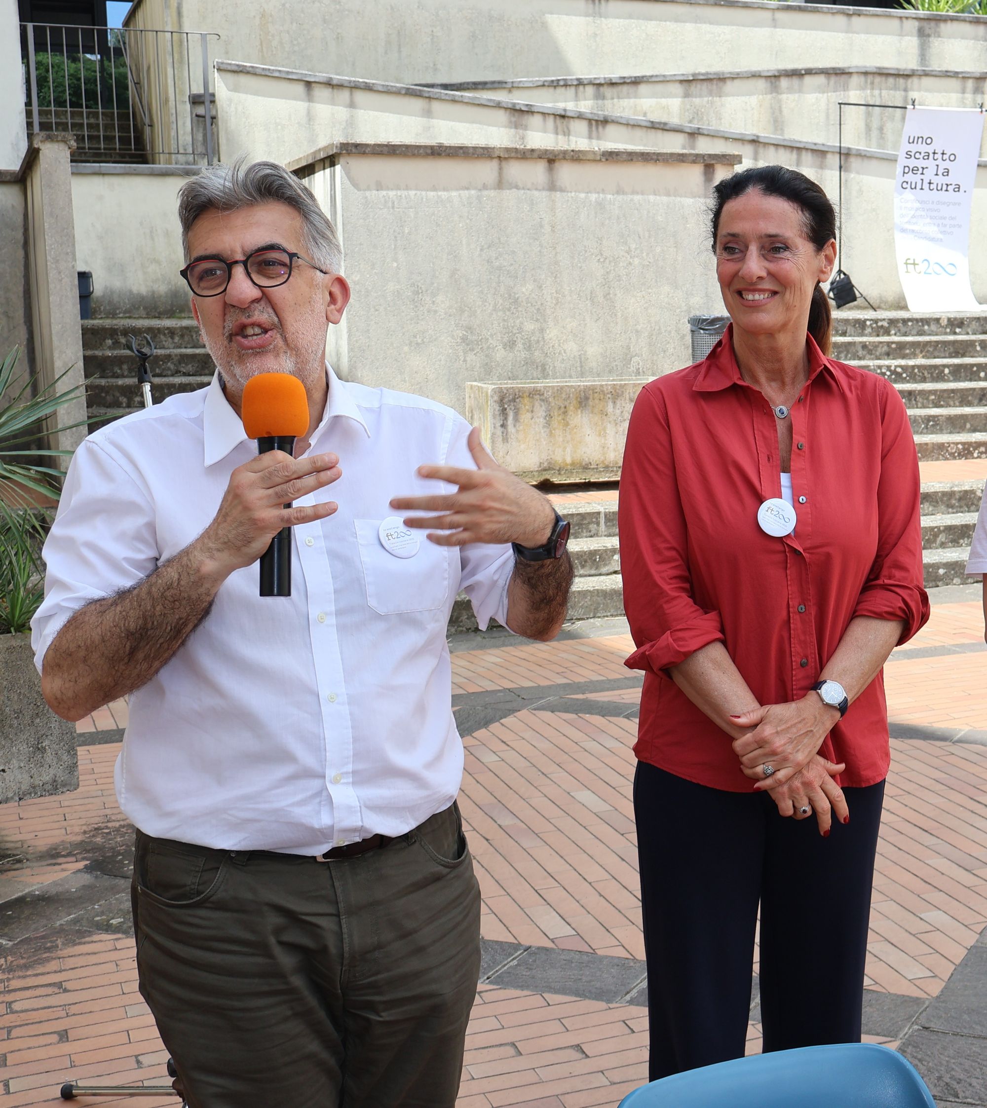 Da sx Paolo Verri e il sindaco Cristina Scaletti 