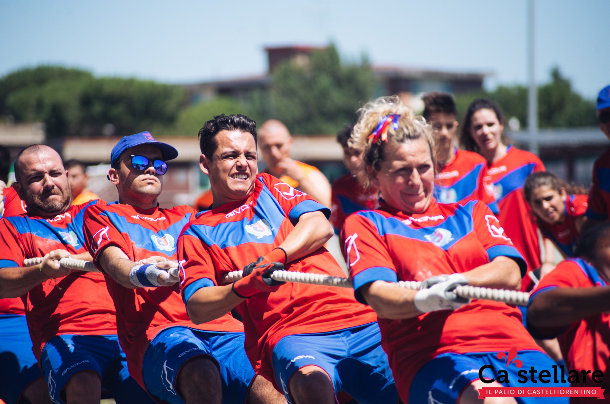 una sfida: il tiro della fune