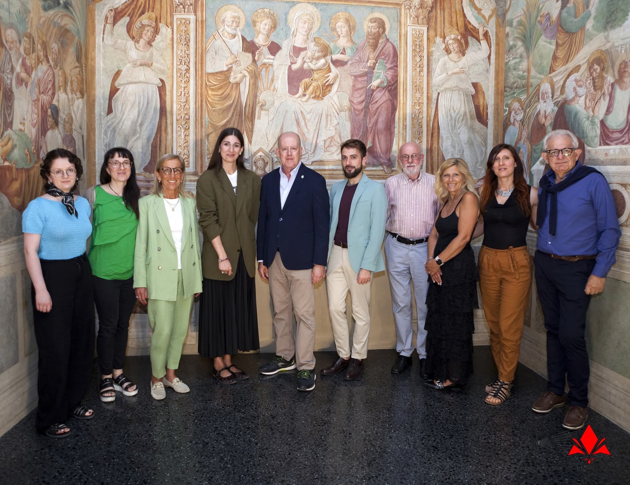 foto di gruppo al Museo