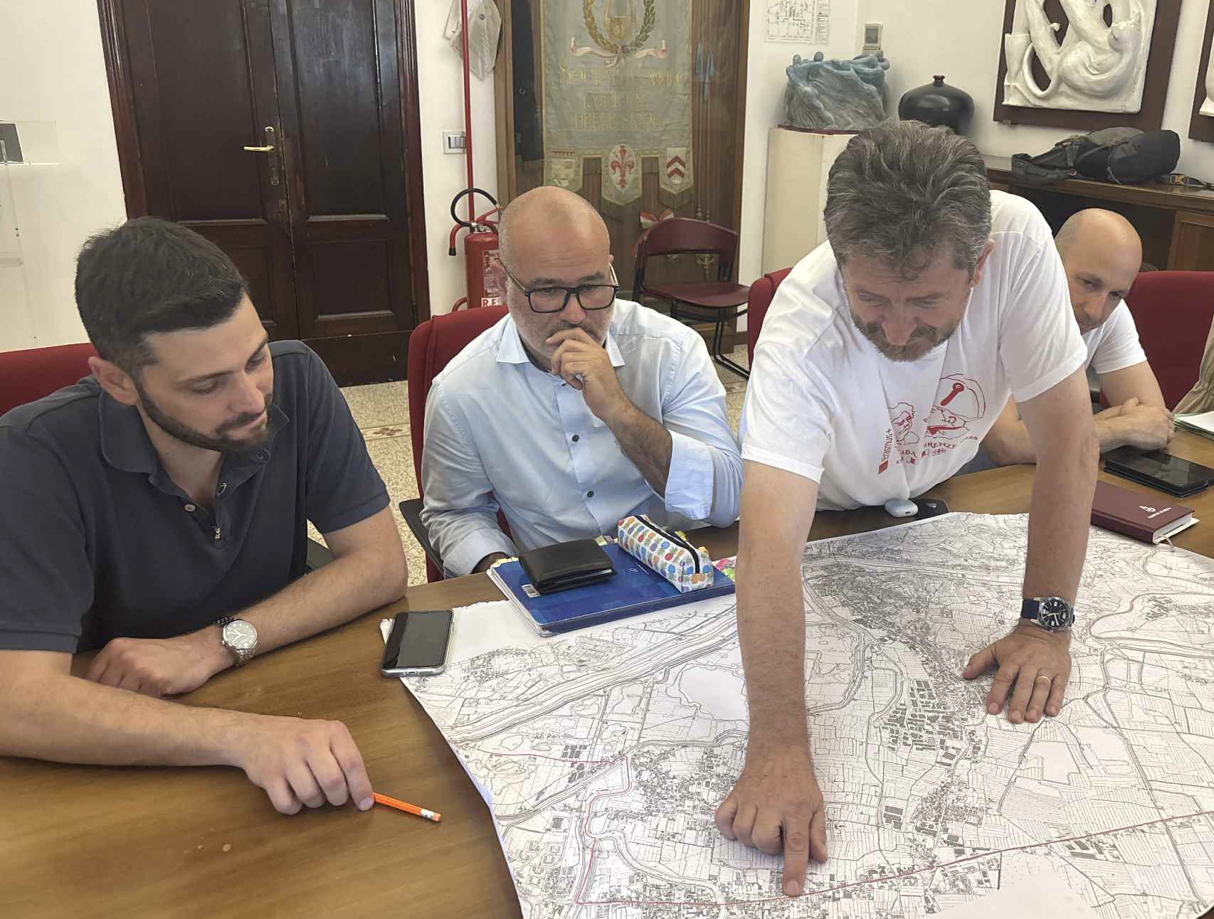 Scatta la chiusura del ponte di via Nannucci a San Mauro a Signa (Foto da comunicato Comune di Signa)