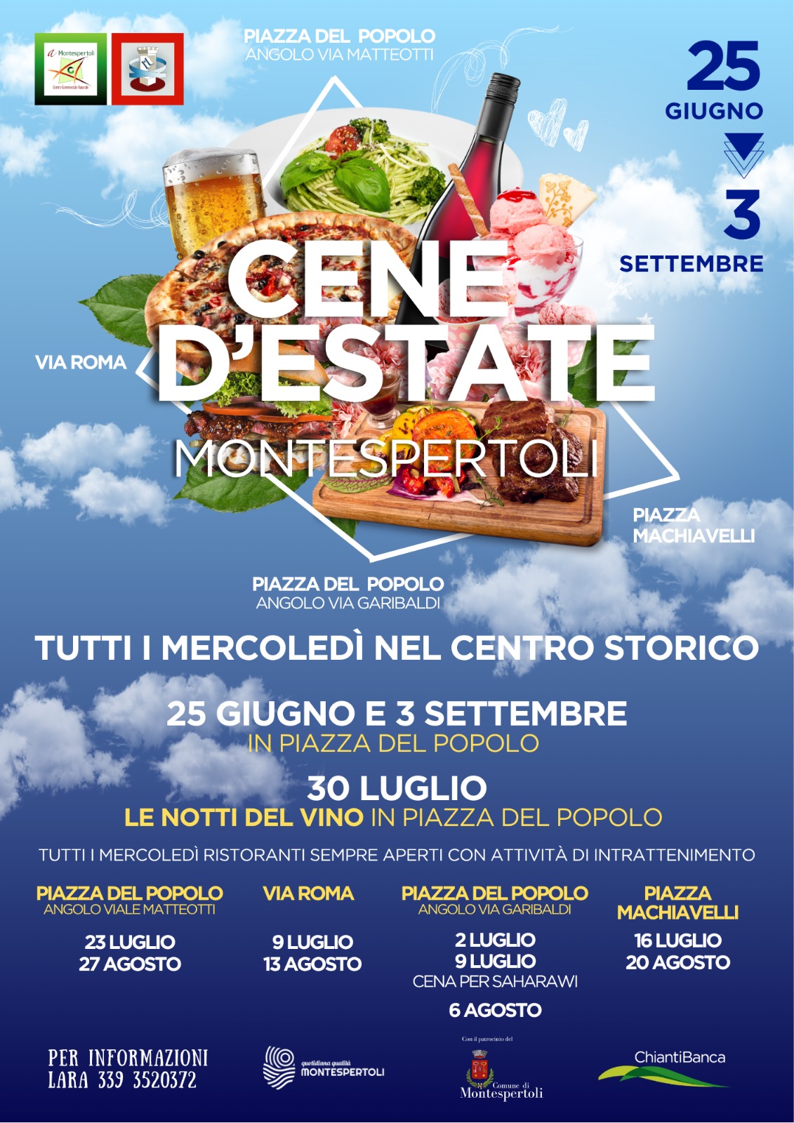Locandina Cene d'Estate