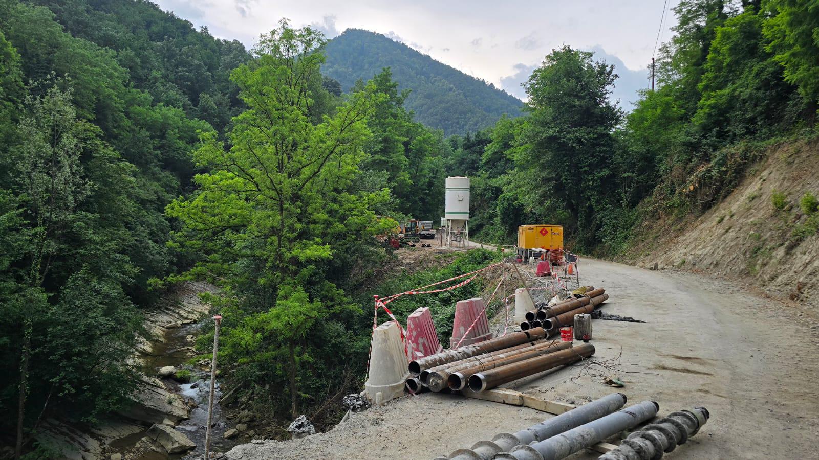 Strada comunale di Alberto (Fonte foto Comune di Marradi)