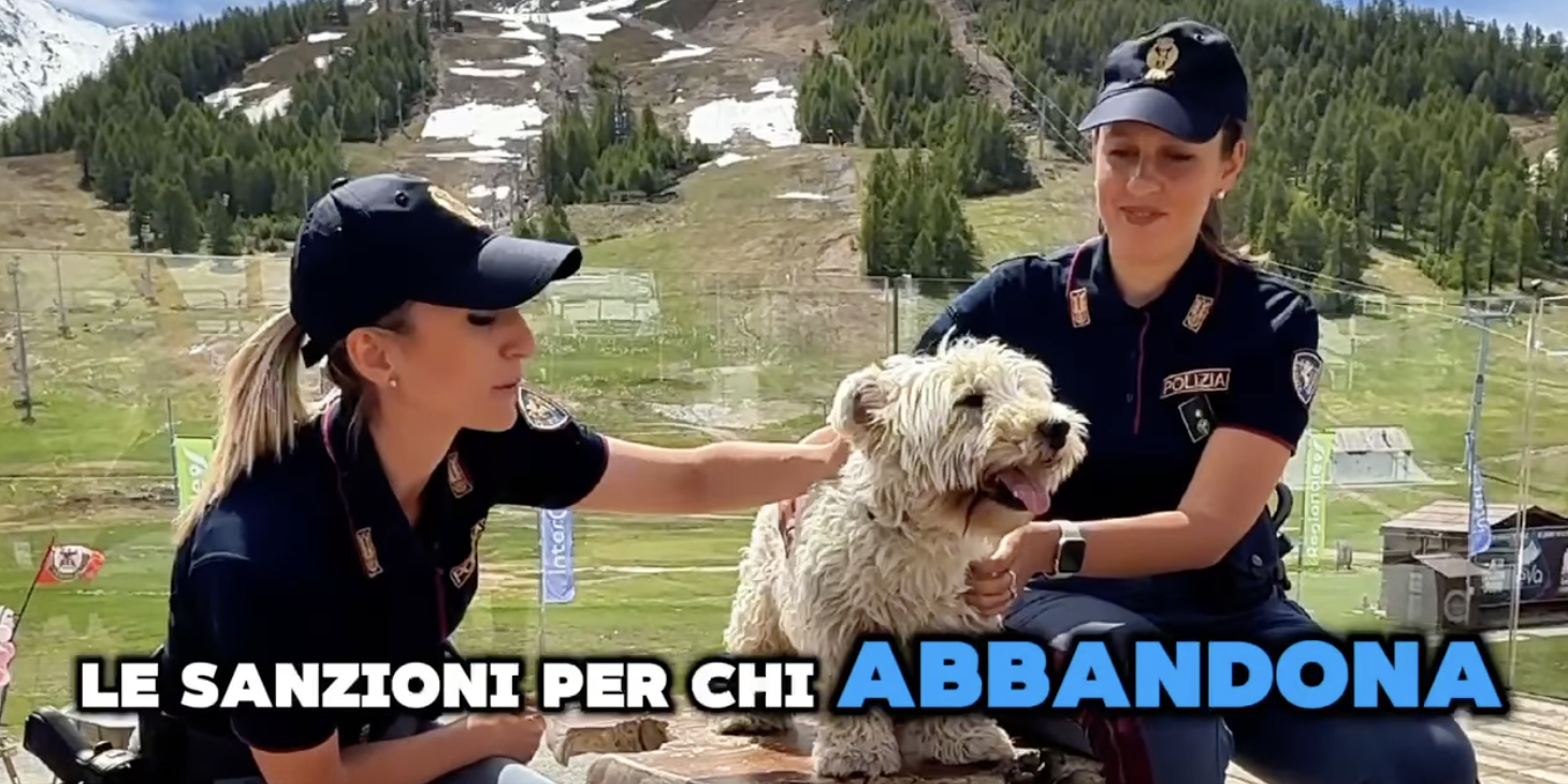 Frame da video Polizia di Stato