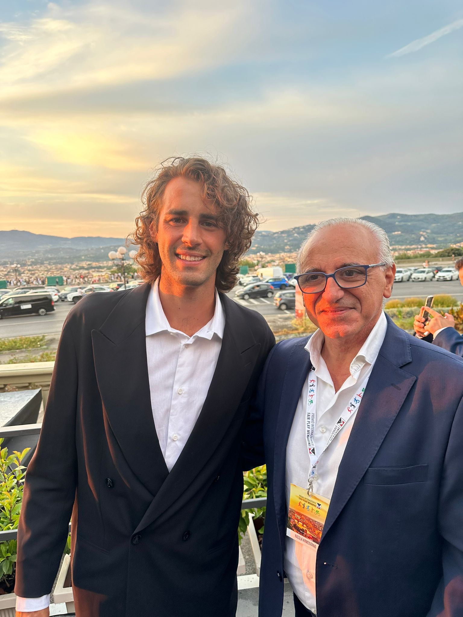 Fair Play Menarini - Consigliere Nicola Armentano - Gianmarco Tamberi oro olimpico a Tokyo e campione mondiale nel salto in alto