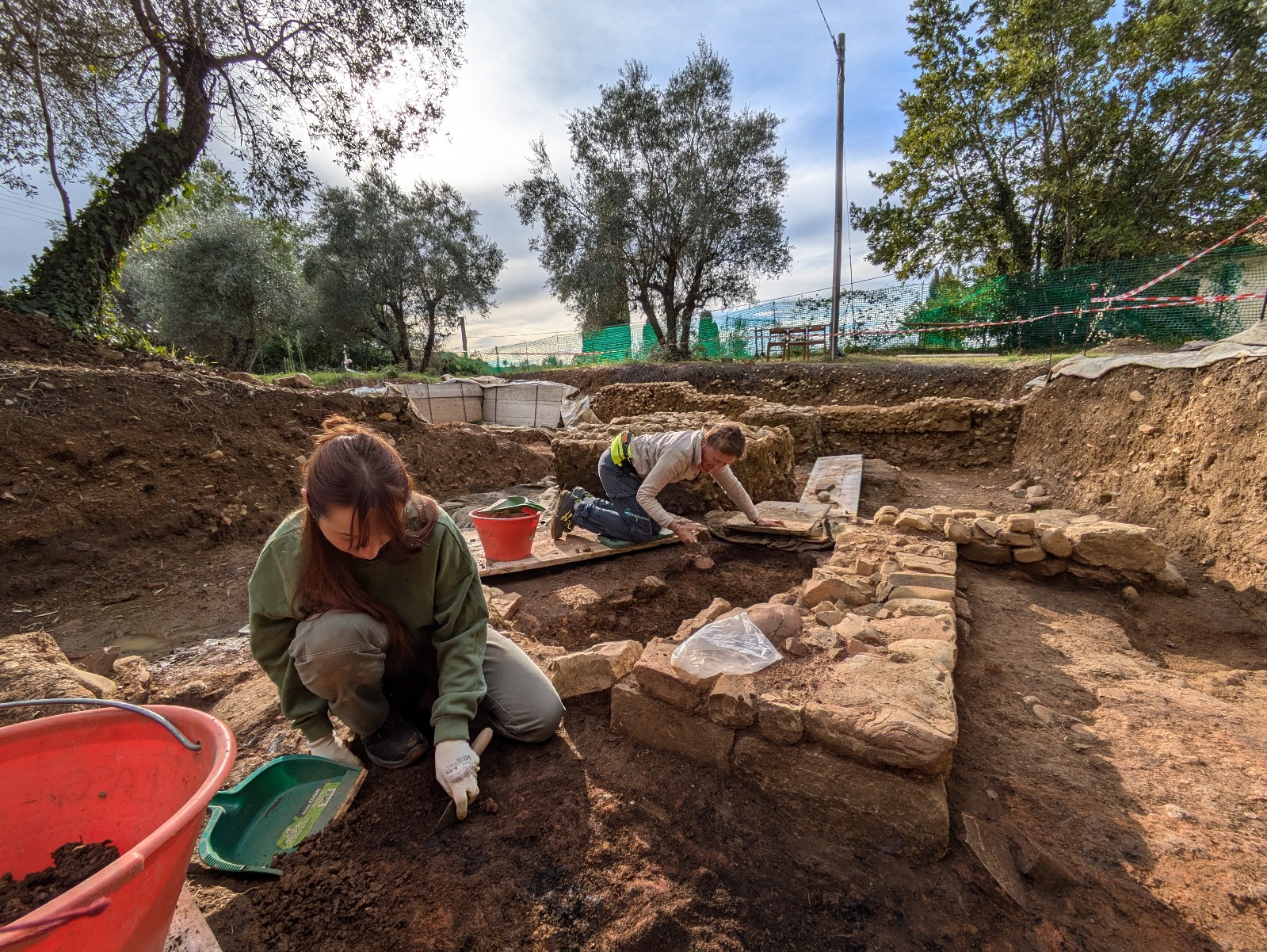 Scavo archeologico San Pietro in Bossolo (foto da comunicato Comune di Barberino Tavarnelle)