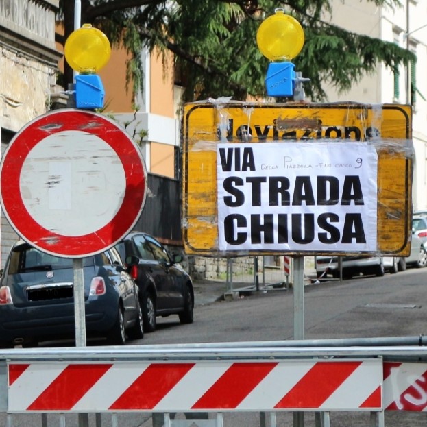 chiusura svincolo in uscita "Empoli centro" (foto archivio Antonello Serino)